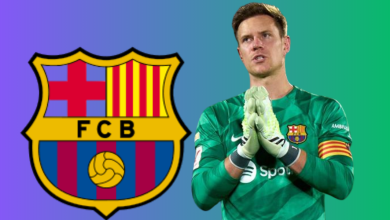 تير شتيجن مع برشلونة